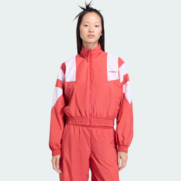 Women's adidas BLOCKED WASHED ZIPPED TRACKTOP | Shop Simon