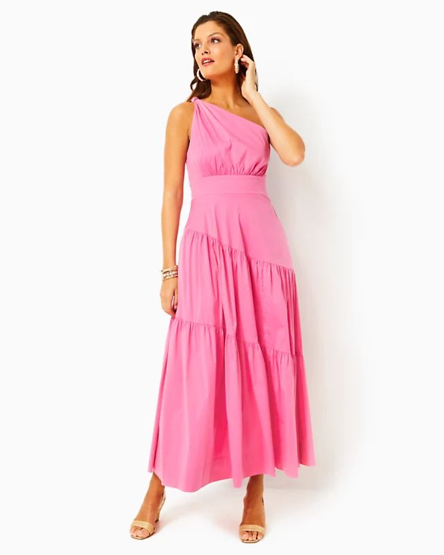 Lucilyn One-Shoulder Maxi Dress | Lilly Pulitzer | Lilly Pulitzer