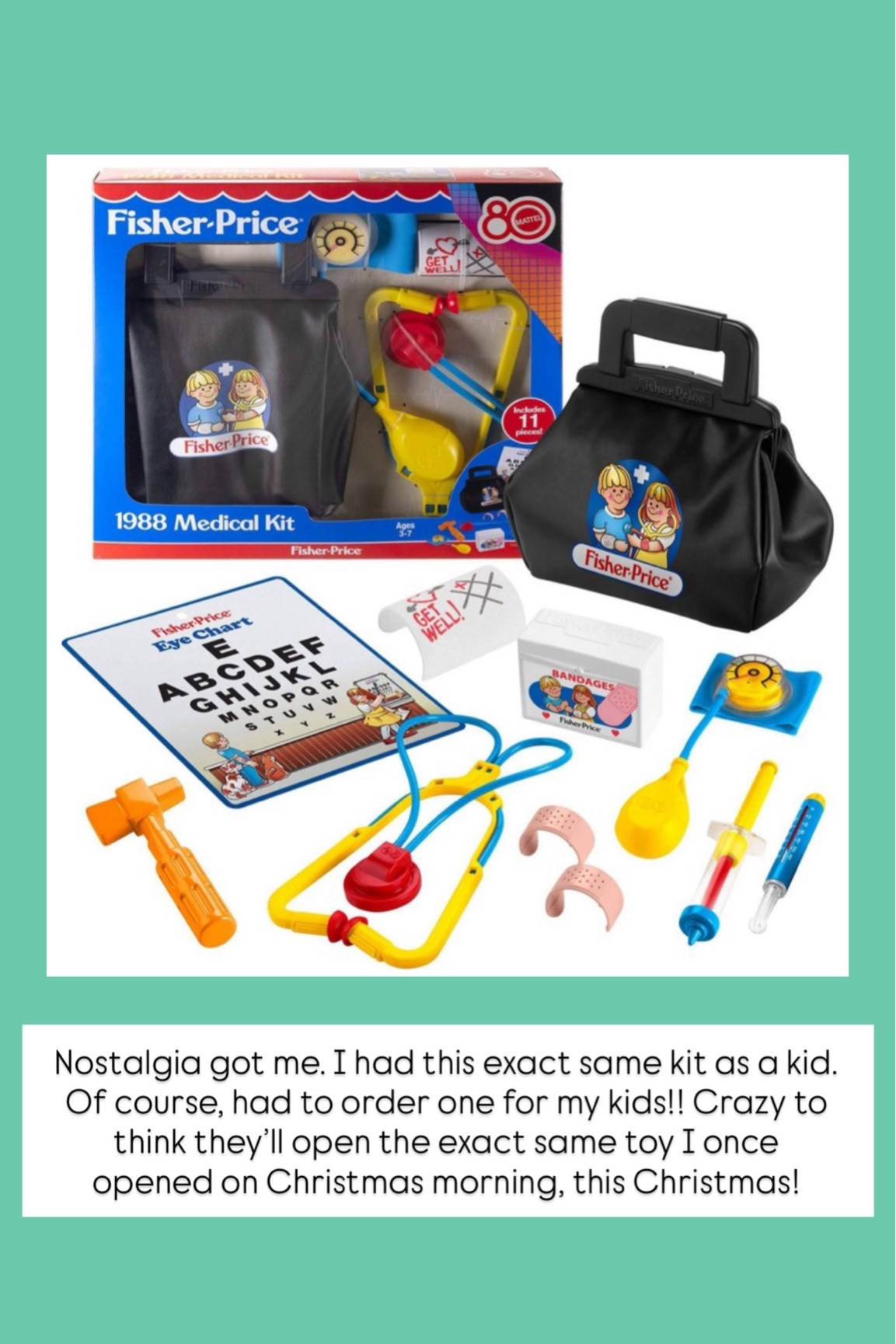 Nostalgia got me. I had this exact same kit as a kid. Of course, had to order one for my kids!! Crazy to think they’ll open the exact same toy I once opened on Christmas morning, this Christmas!

#LTKKids #LTKHoliday #LTKGiftGuide