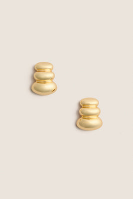 High Polish Gold Non-Stop Earrings | Tuckernuck (US)