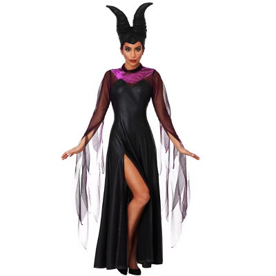 HalloweenCostumes.com Medium Women Malicious Queen Women's Costume, Black/Purple | Target