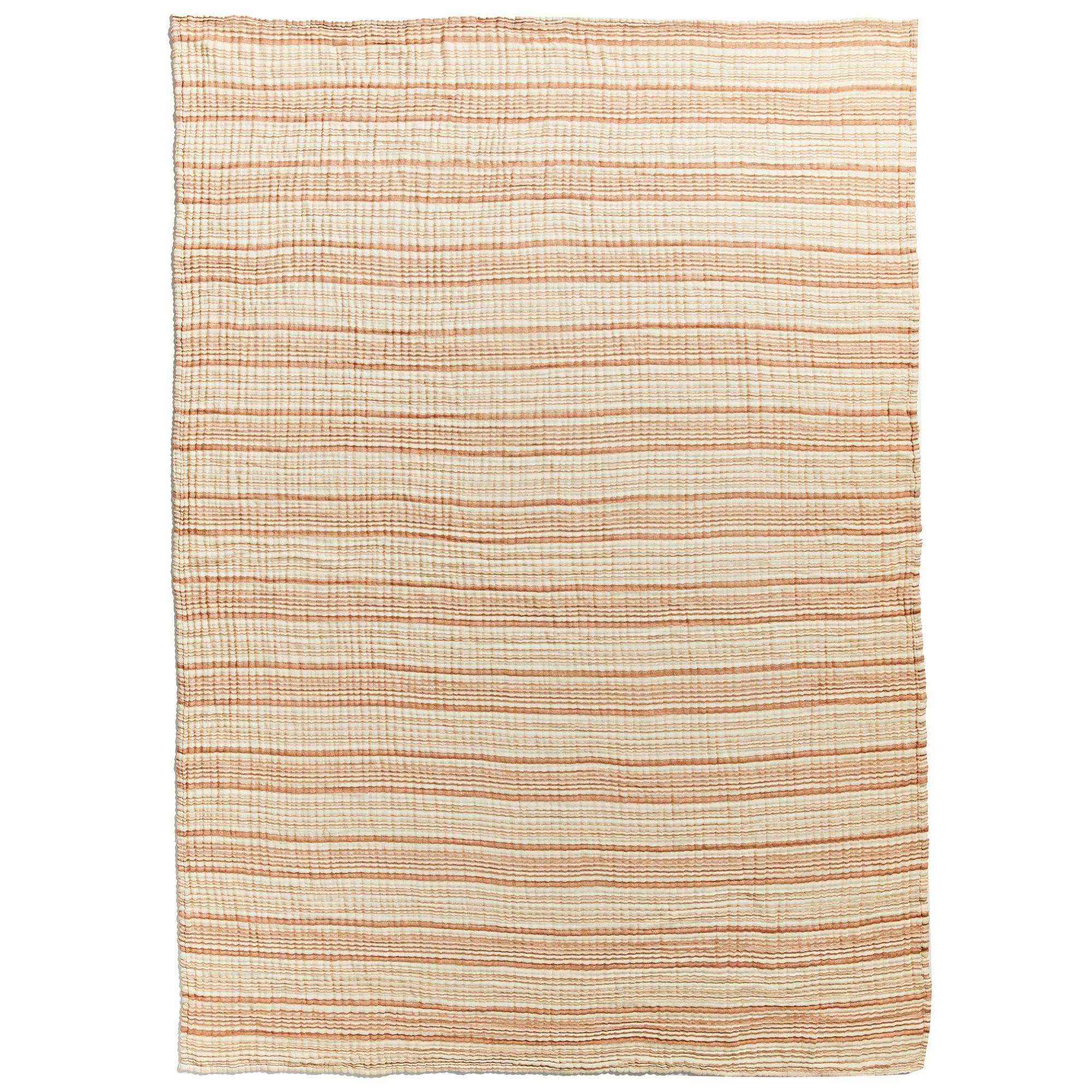 Better Homes & Gardens Copper Stripe Gauze Throw Blanket, Oversized Throw | Walmart (US)