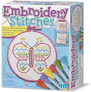 4M Embroidery Stitches Kit, 14 X 14centimeters, Multicolor | Amazon (US)