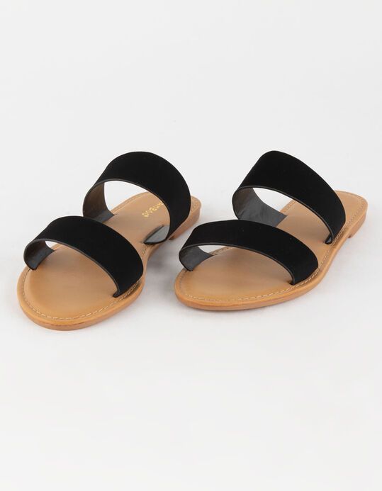 BAMBOO Double Strap Womens Sandals | Tillys