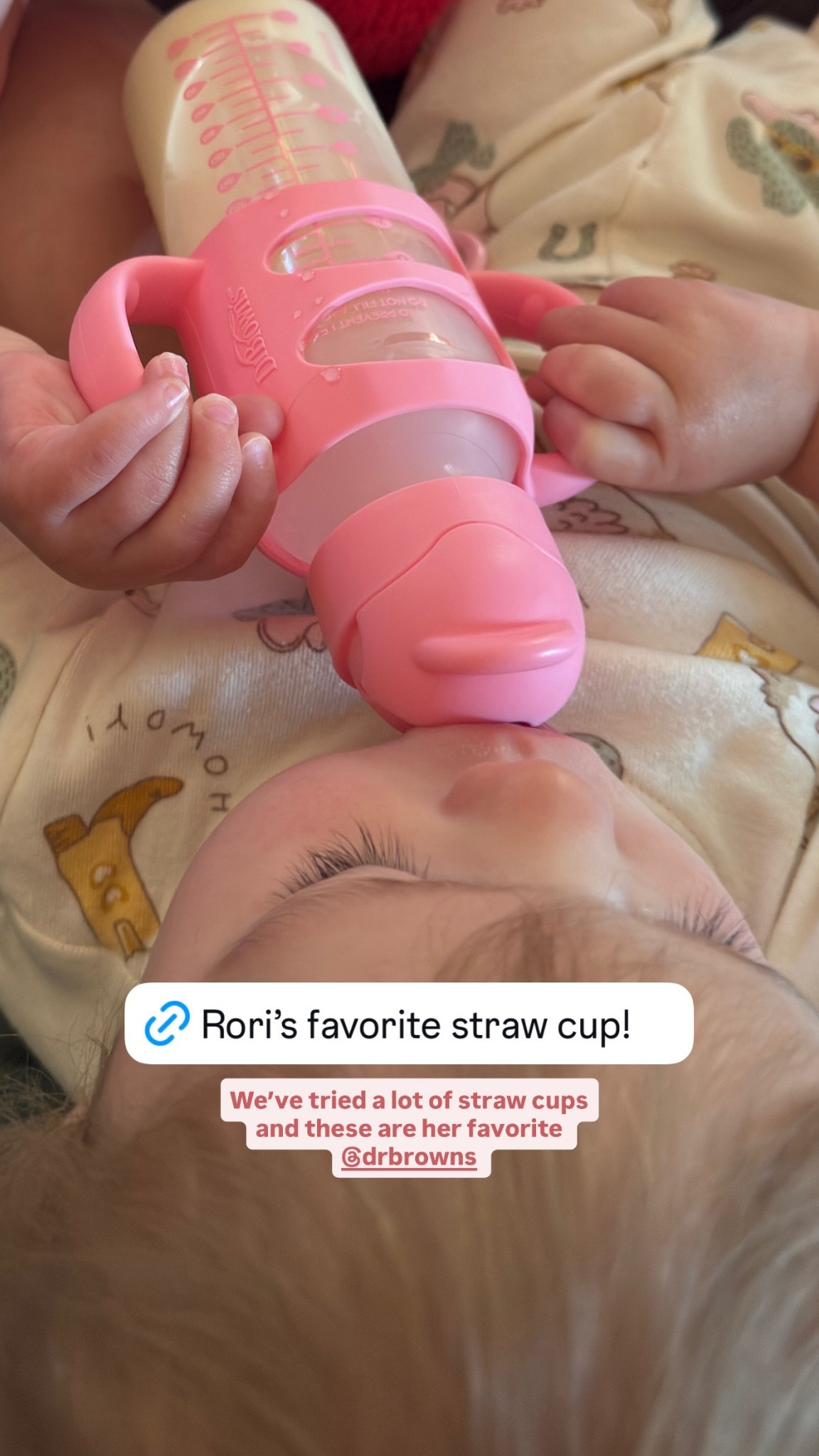 We’ve tried a lot of straw cups (I mean a lot) but this Dr Browns one is by far my toddlers favorite! #toddlermom #toddlerfavorites #toddlercups 

#LTKKids #LTKBaby