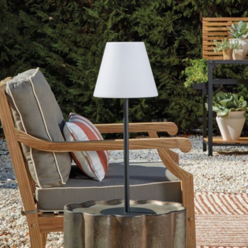 Solar LED Outdoor Table Lamp | Ballard Designs, Inc.