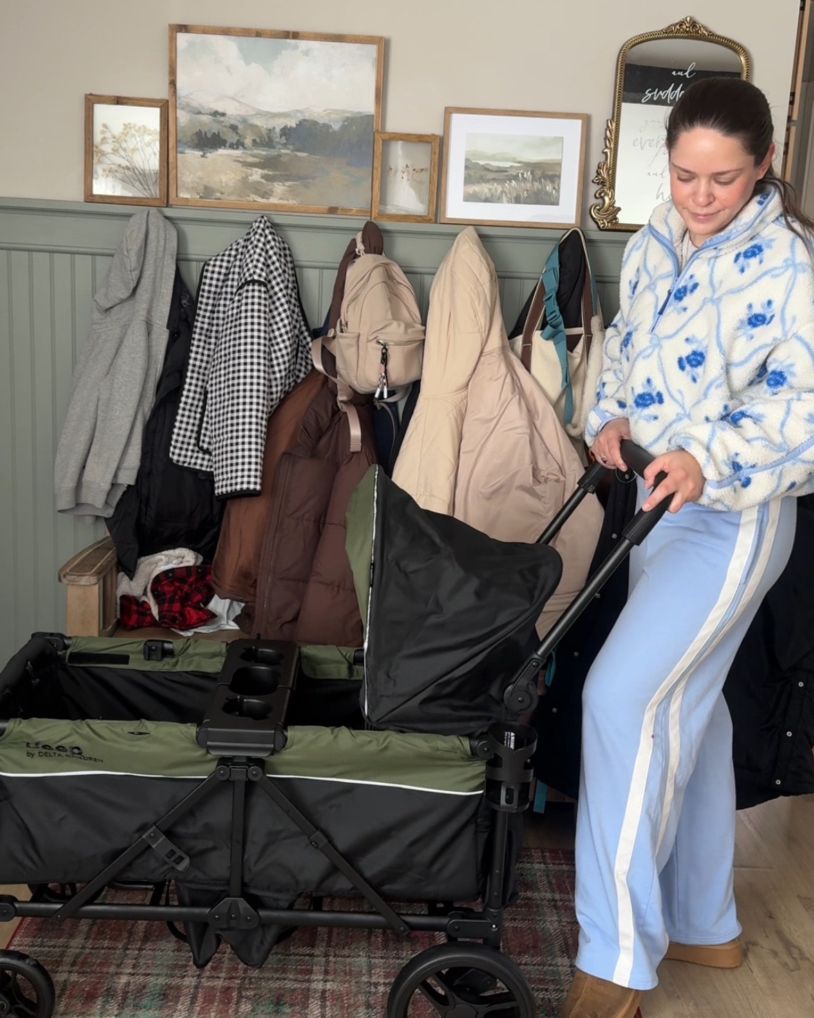 stroller wagon that can actually conquer winter weather 

#LTKmomlife #LTKBaby