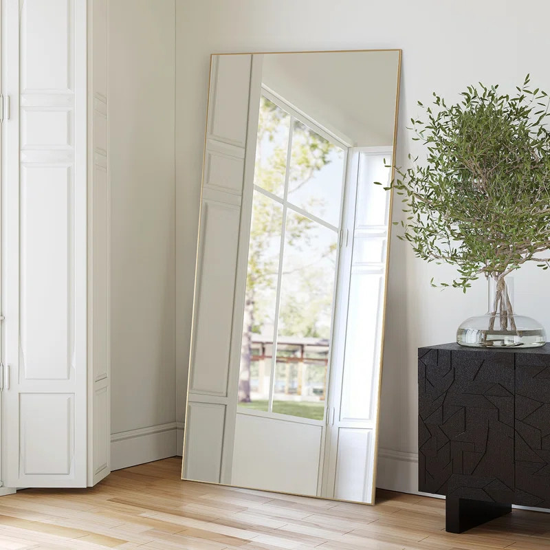 Mirta Rectangle Metal Full Length Mirror | Wayfair North America