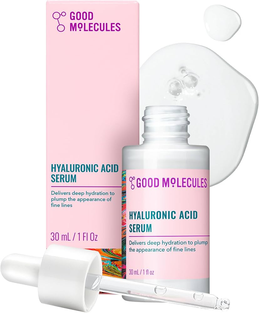 Good Molecules Hyaluronic Acid Serum for Face, Hydrating Serum, 1 fl oz | Amazon (US)