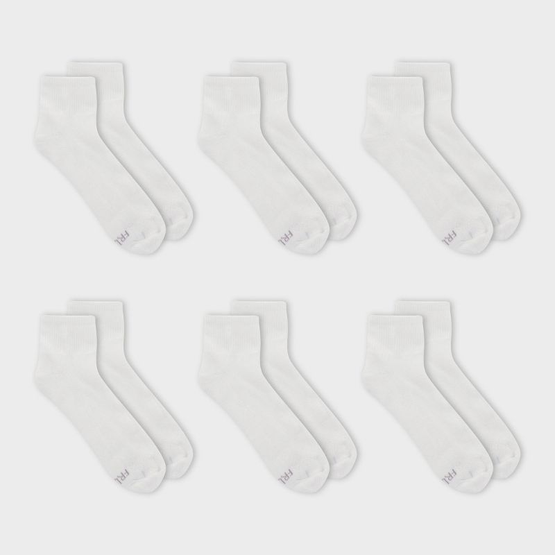 Fruit of the Loom Women's Cushioned 6pk Ankle Athletic Socks 4-10 | Target