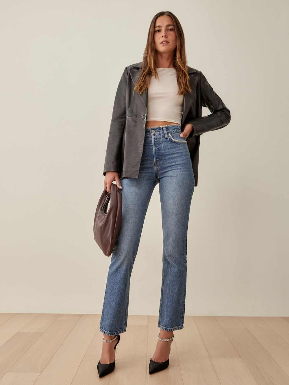 Stardust High Rise Straight Jeans | Reformation (Global)