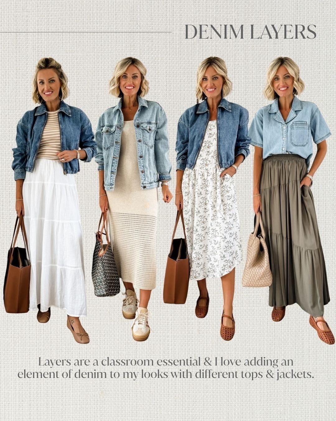 Love a denim jacket/top! Here’s a few I have & love! Wearing my true size!

Loverly Grey, denim jacket, teacher outfits, teacher looks 

#LTKWorkwear #LTKStyleTip