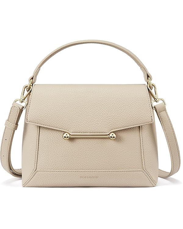 BOSTANTEN Small Crossbody Bags for Women Trendy Top Handle Shoulder Purse Vegan Leather Handbags ... | Amazon (US)