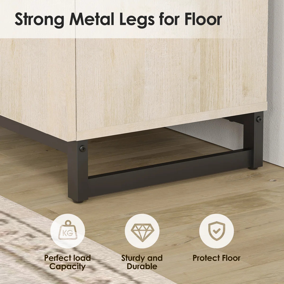Modern 2-In-1 Accent Cabinet With Shelves - Storage Cabinet For Living Room, Hallway, Entryway | Wayfair North America