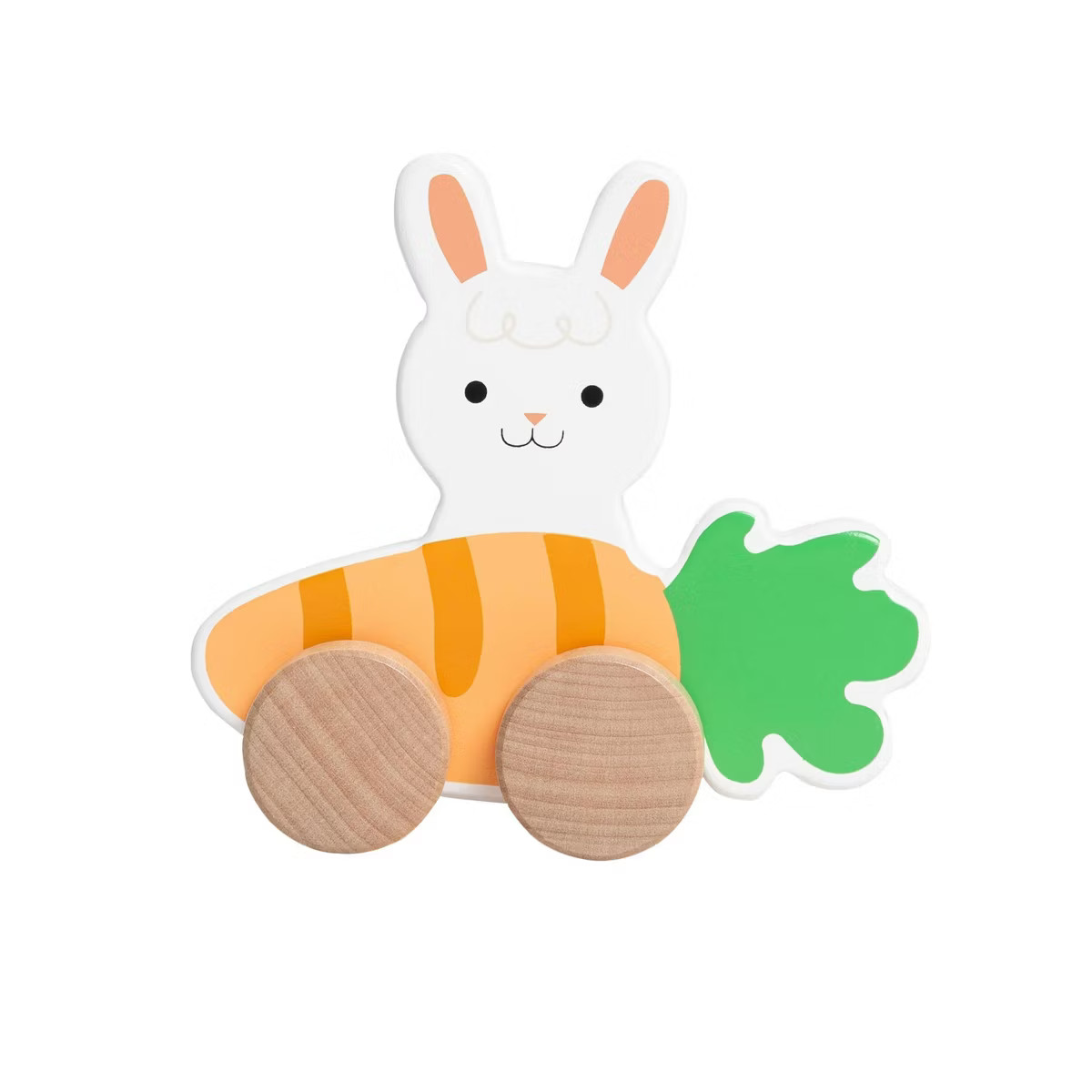 Pearhead Wooden Carrot Rolling Toy - Easter Bunny | Target