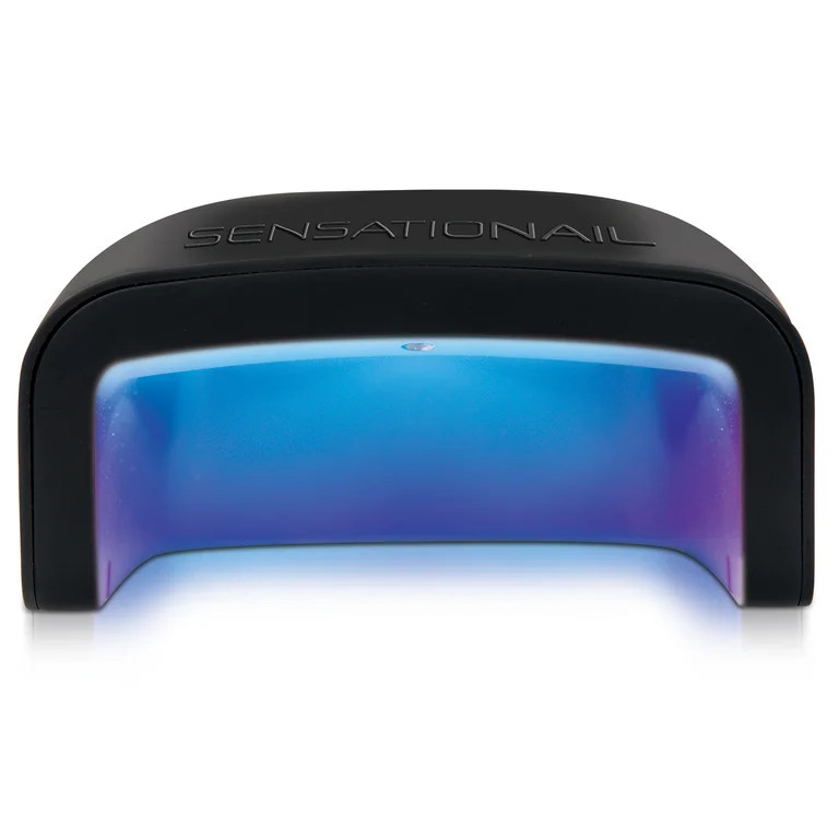 SensatioNail LED Gel Nail Polish Lamp (Black), 15 & 30 Second Timers | Walmart (US)