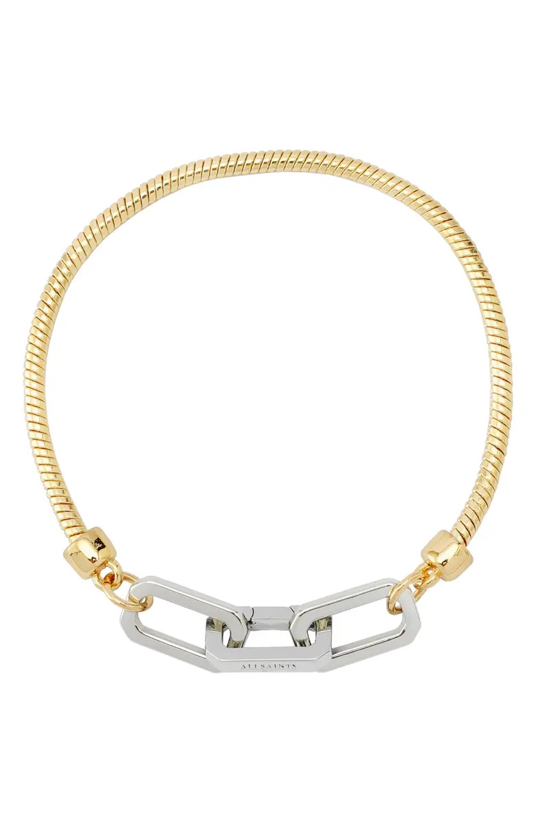 AllSaints Hex Link Snake Chain Bracelet | Nordstrom | Nordstrom