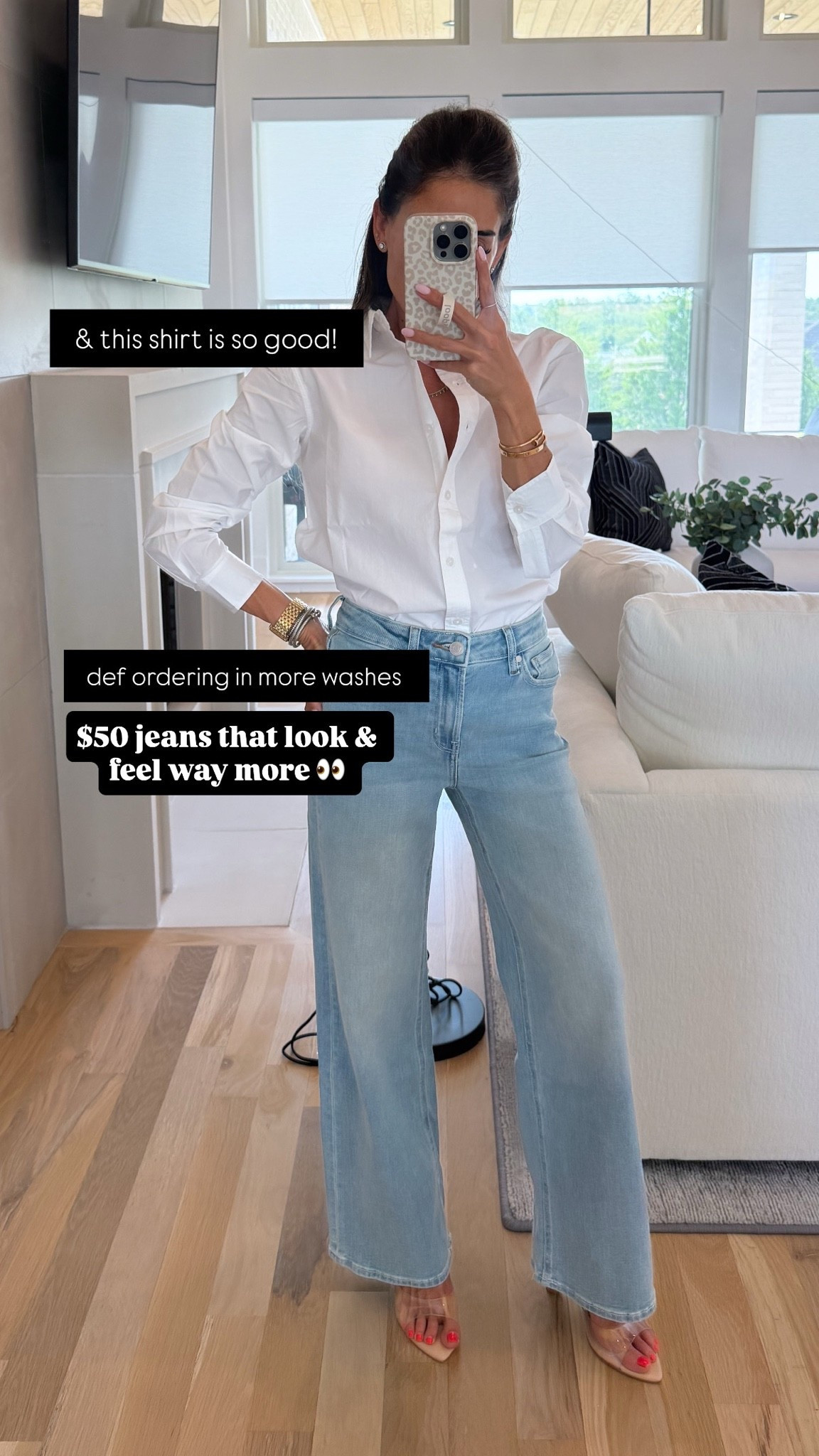 Petite stretchy jeans size 24s white button downs shirt xs