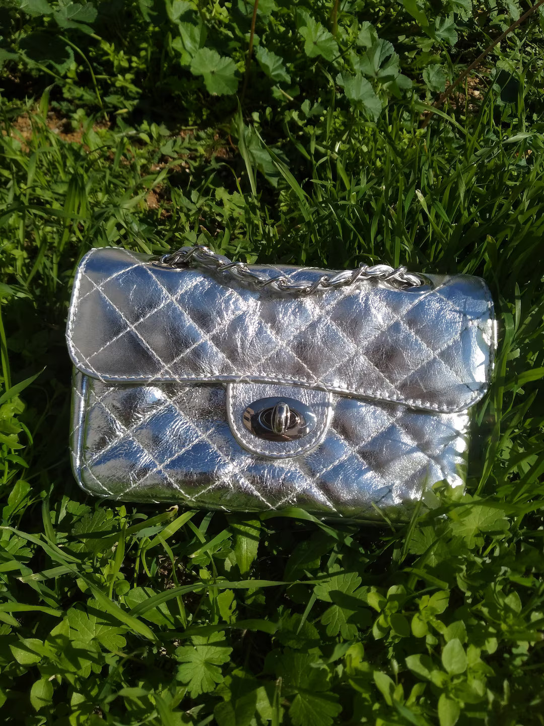 Single Flap Genuine Leather Shoulder Bag, Quilted Crossbody Bag, Luxurious Handbag, Unique Evenin... | Etsy (US)