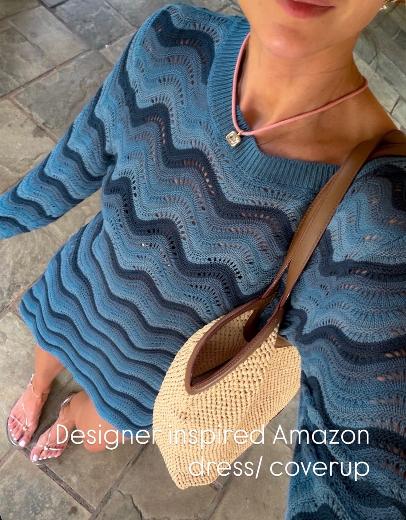 This coverup gives designer vacation vibes without the designer price tag. The crochet knit texture adds a beautiful detail, while the relaxed fit makes it easy to throw over a swimsuit for the beach, pool, or a casual lunch by the water.

crochet coverup, designer inspired dress, Amazon fashion find, beach outfit, resort wear, vacation style, swimsuit coverup, summer dress, poolside outfit, tropical vacation, annabrstyle

#LTKSeasonal #LTKOver40 #LTKTravel