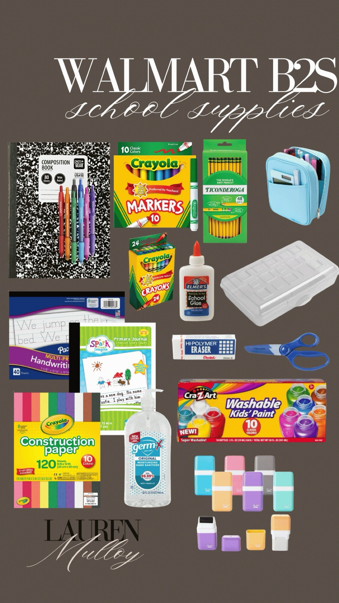 Walmart School Supplies - Elementary School Age 🍎

Walmart, back to school, school supplies, markers, pencils, erasers, glue, office supplies, painting crafts for kids, pencil boxes, construction paper

#LTKFindsUnder50 #LTKBacktoSchool #LTKKids