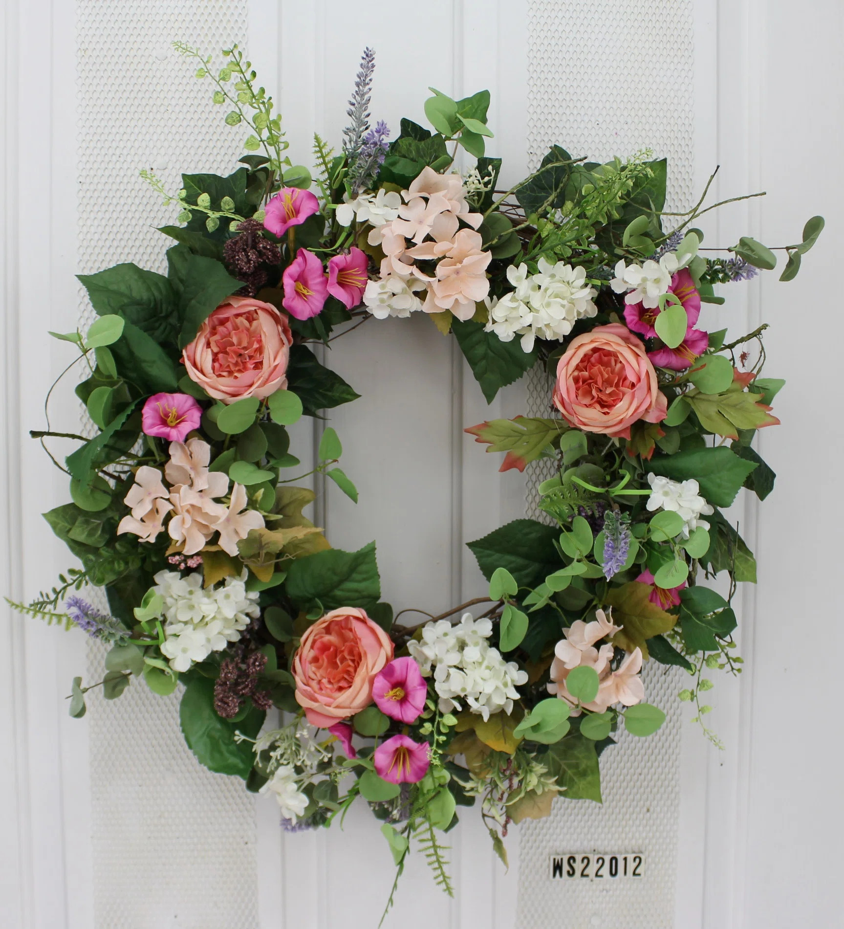 Handcrafted Faux Rose Foam 24'' Wreath | Wayfair North America