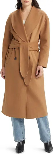 Avec Les Filles Belted Double Breasted Coat | Nordstrom | Nordstrom