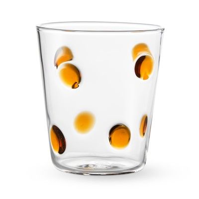 Amber Dotted Tumblers, Set of 4 | Williams-Sonoma