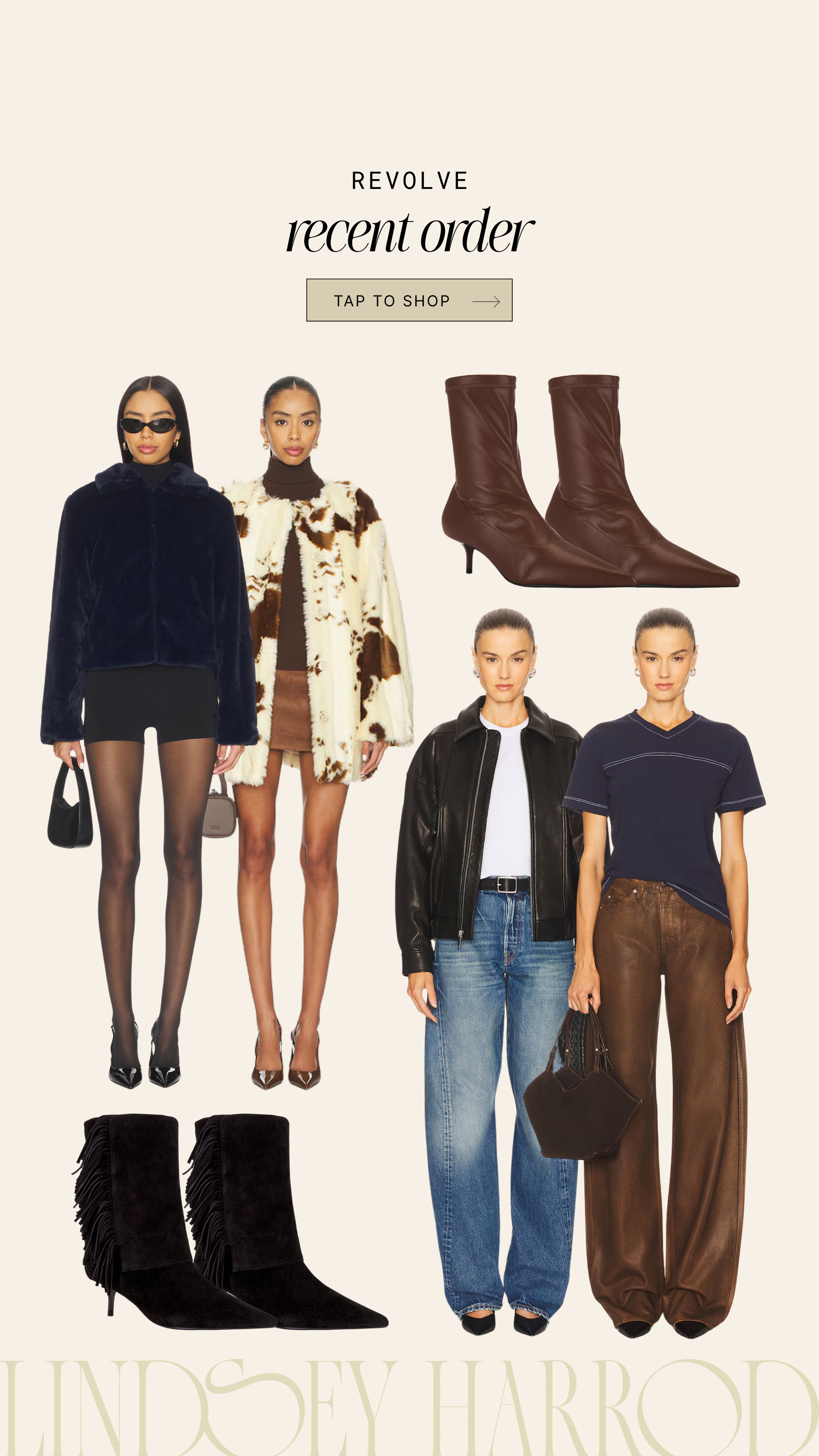 Revolve Recent Order 

 #LTKgrwm #LTKootd #LTKSeasonal
