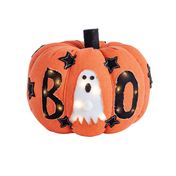 Ghost Light Up Sound Pumpkin | Mud Pie