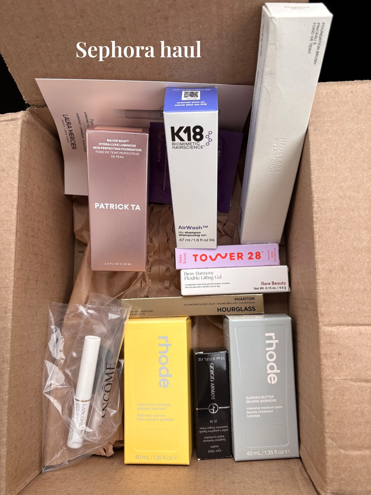 Current viral beauty favorites haul from Sephora that are actually worth the hype. Sharing the Patrick Ta foundation, Rhode skincare, K18 dry shampoo, Hourglass lip
Plumping gloss, Tower 28 mascara and more of the products I keep repurchasing!! If you love clean beauty, glowy skin, and everyday makeup staples, these are so good!! 



#LTKunboxing #LTKBeauty #LTKhaul