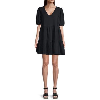 a.n.a Short Sleeve Empire Waist Dress | JCPenney