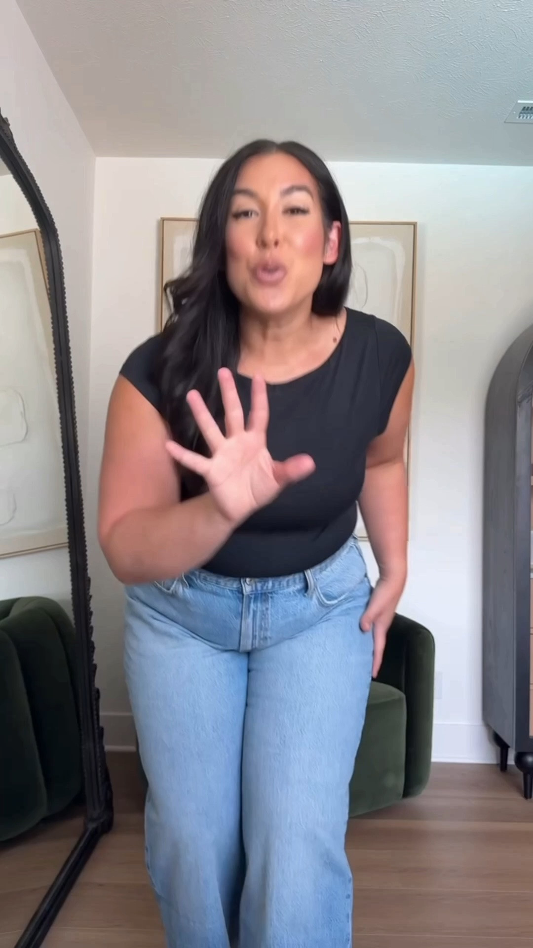 Such a great low rise denim for my curvy girls, size 33. All jeans on sale + use code DENIMAF for a discount 

Midsize fashion, ootd, jeans, outfit inspo

#LTKootd #LTKMidsize #LTKSeasonal