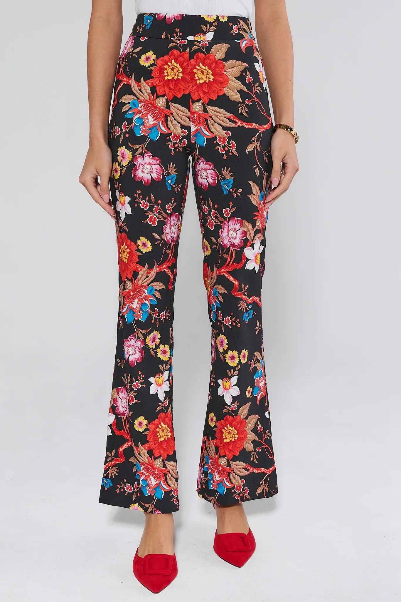 Annie Mixed Floral Pants | Avara