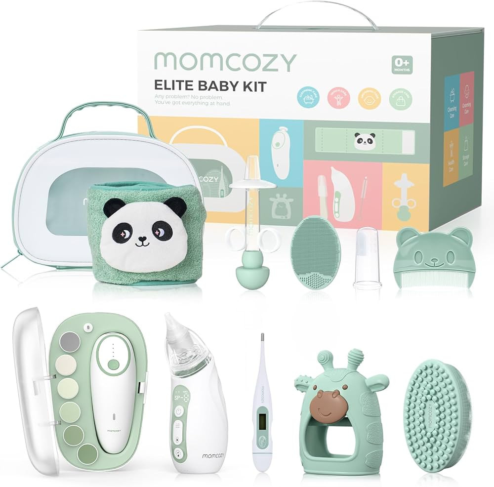 Momcozy Elite Baby Kit, Superior Baby Shower & Registry Essential Kit for Grooming & Health & Cle... | Amazon (US)