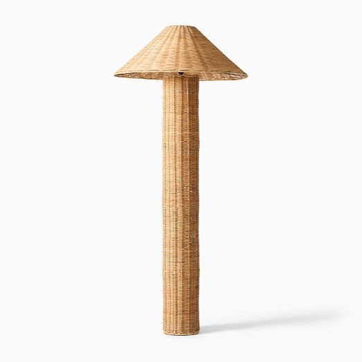 Amelia Woven Floor Lamp (59") | West Elm (US)
