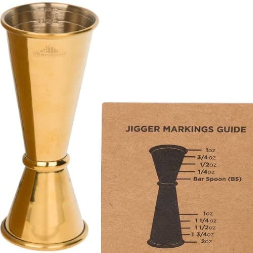 A Bar Above Premium Japanese Jigger with 8 Measurements Inside - Professional & Heavy-Duty 304 St... | Amazon (US)