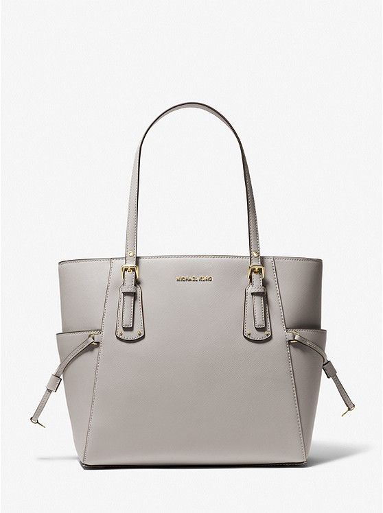 Voyager Small Saffiano Leather Tote Bag | Michael Kors US
