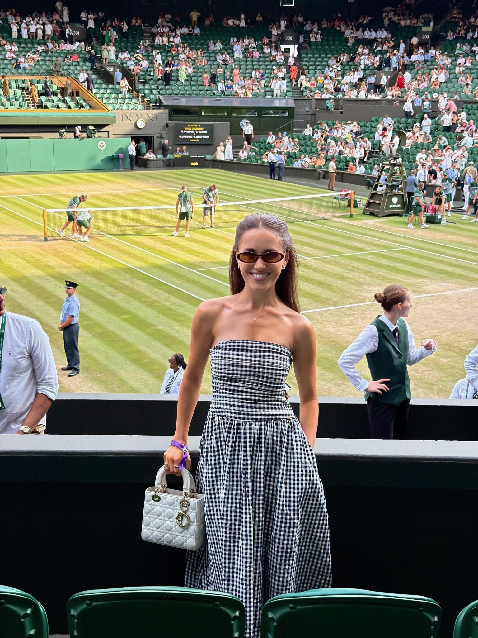 Wimbledon for the women’s semi finals 🎾

#LTKuk #LTKsummer