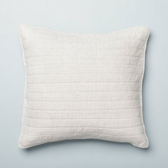 Heathered Pillow Sham - Hearth & Hand™ with Magnolia | Target