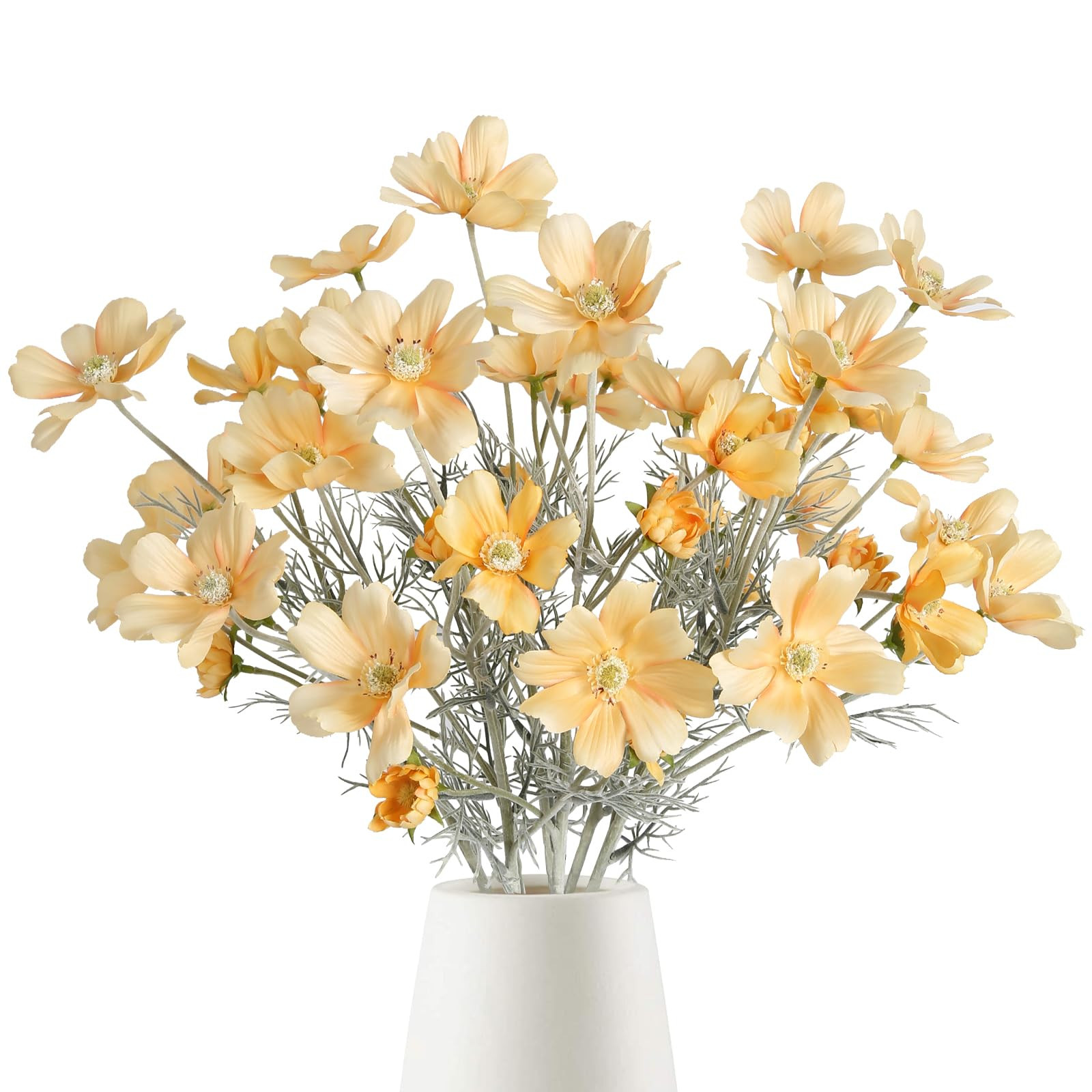 6PCS Cosmos Silk Flowers 24'' Wild Flowers Artificial Fake Flowers Arrangement for Wedding Party ... | Amazon (US)