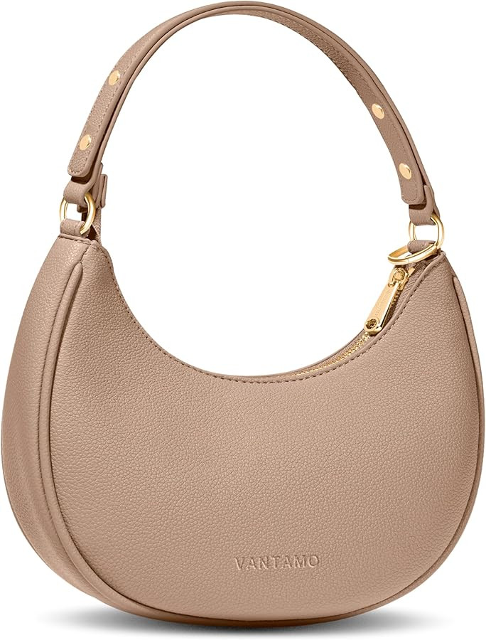 Half Moon Bag for Women - Faux Leather Crescent Bag with Anti Theft RFID Protection & Adjustable ... | Amazon (CA)