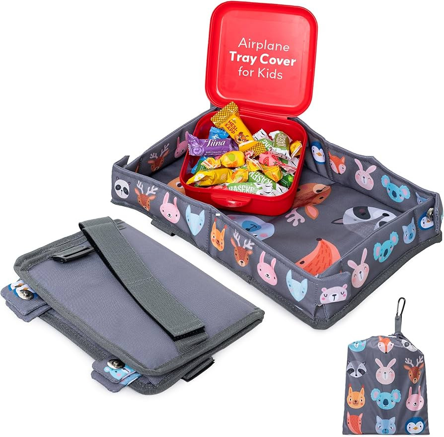 Little Traveler Airplane Tray Table Cover – Universal Fit & Easy Setup – Airplane Tray Cover ... | Amazon (US)