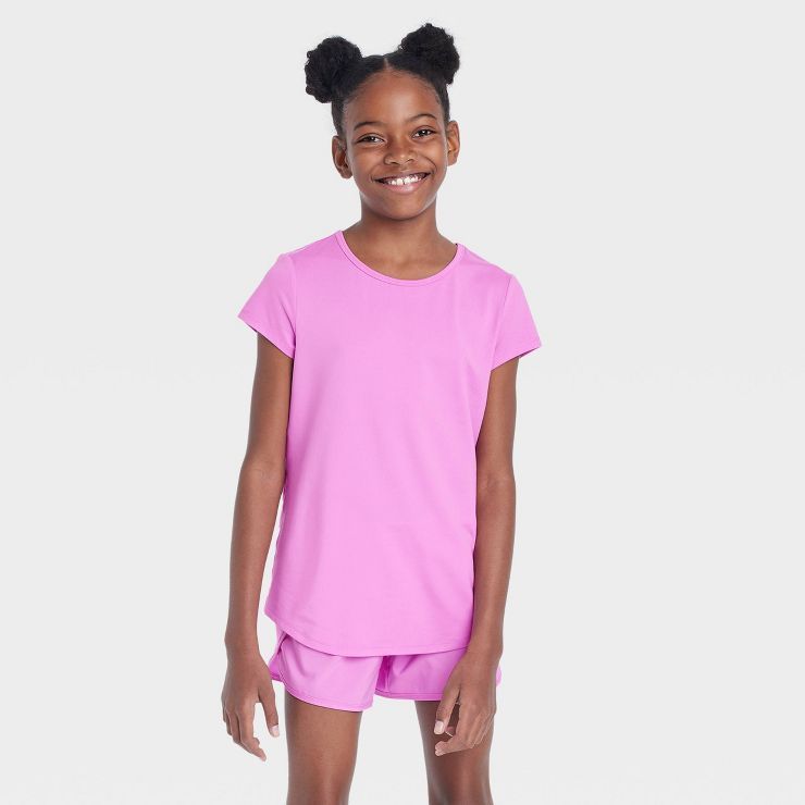 Girls' Gym Fashion Athletic Top - All in Motion™ | Target
