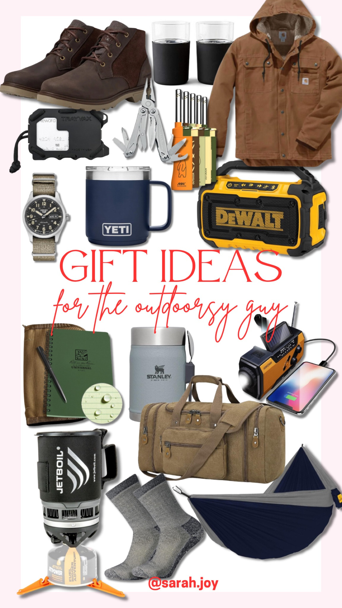 Gift Ideas for the outdoorsy guy
Gifts for him

Christmas gifts, Sarah Joy, Holidays, Gifts, adventure

#LTKMens #LTKFindsUnder50 #LTKGiftGuide