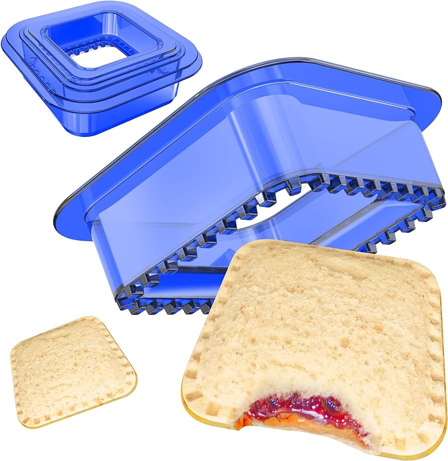 Uncrustables Sandwich Cutter and Sealer for Kids,Cookie cutter Cool Round Sandwich Cutters for Ki... | Amazon (US)