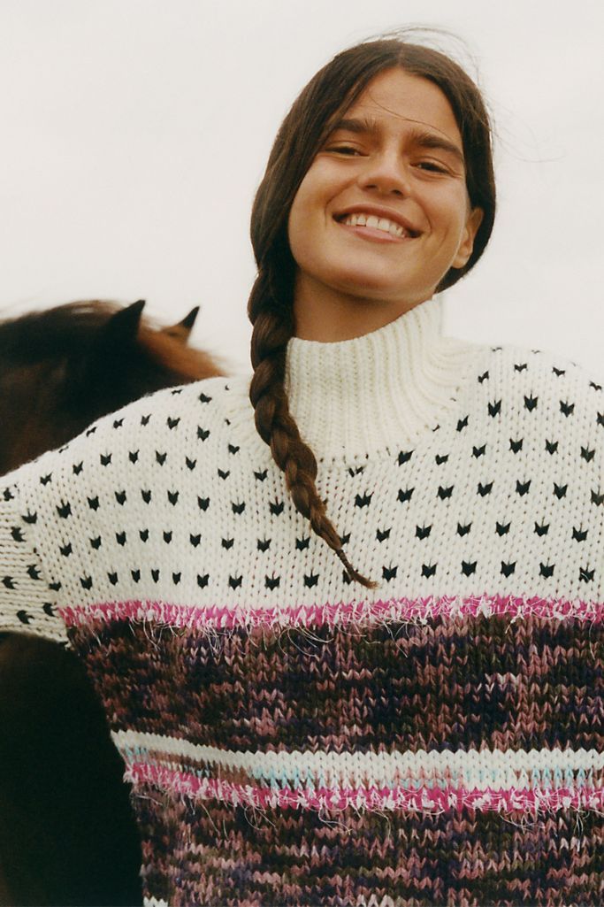 Sona Mock Neck Tunic Sweater | Anthropologie (US)