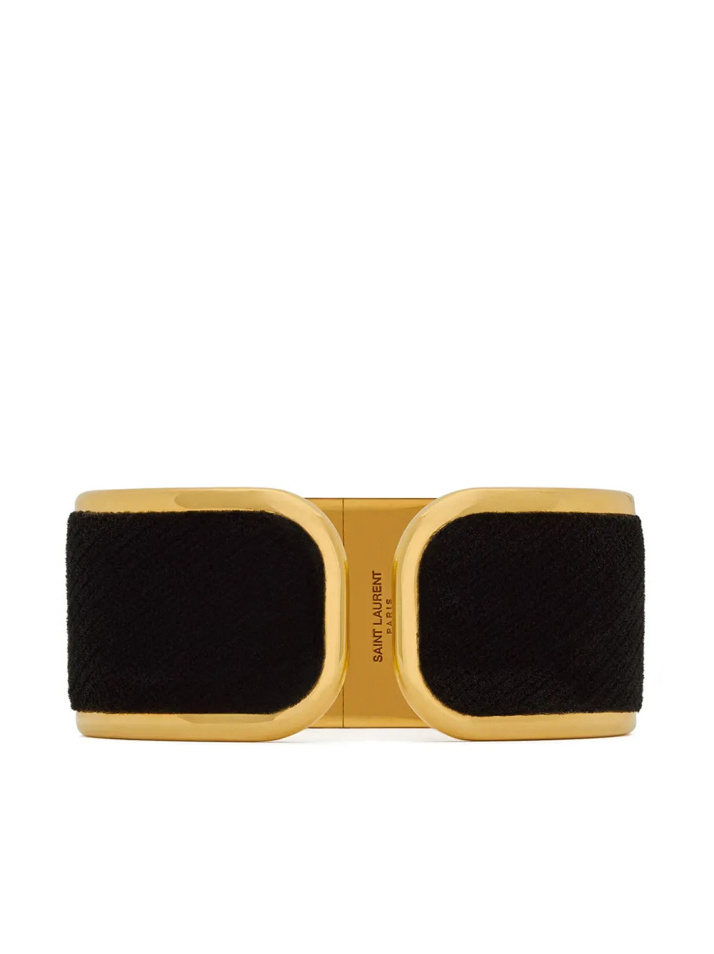Saint Laurent logo-engraved Cuff Bracelet - Farfetch | Farfetch Global