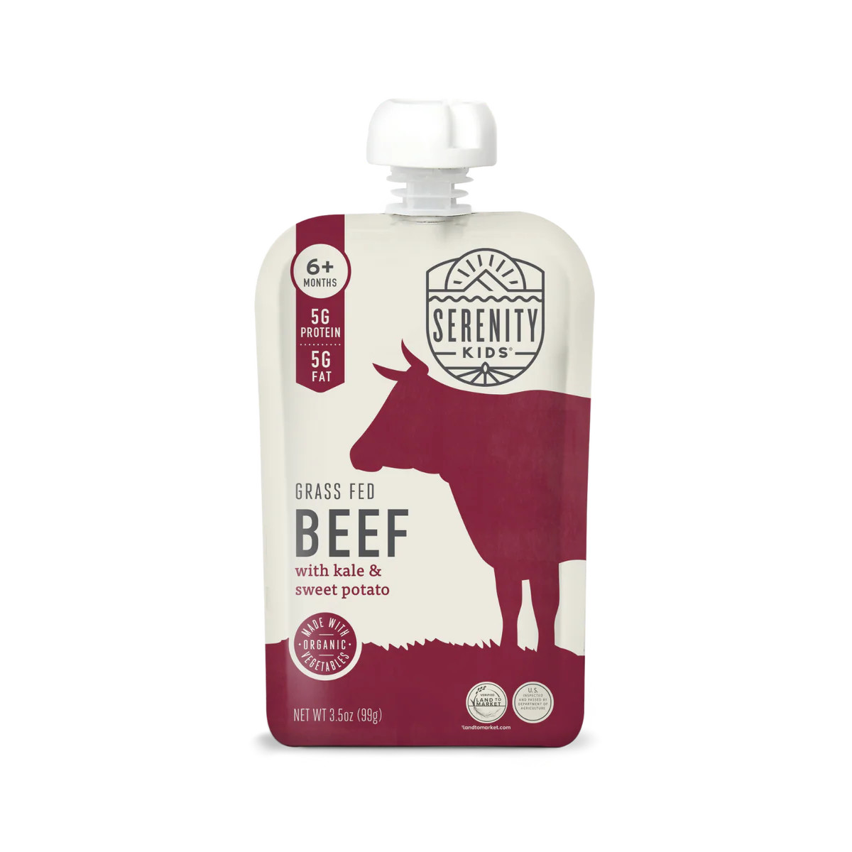 Beef Baby Food Puree // Kale & Sweet Potato // Serenity Kids® | Serenity Kids
