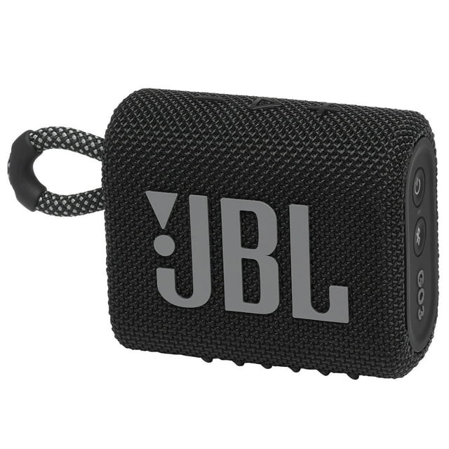 JBL Go 3 - Portable Waterproof Speaker - Black | Walmart (US)